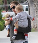Jennifer Garner Out And About With Baby Samuel