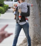 Jennifer Garner Out And About With Baby Samuel