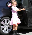 Jennifer Garner Picks Violet Up From School