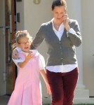 Jennifer Garner Picks Violet Up From School
