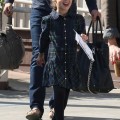 Jessica Alba And Family Out For Breakfast In West Hollywood