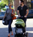 Family Fun Day for Katherine Heigl, Hubby Josh and New Baby Adalaide!