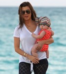 Kourtney Kardashian Takes Penelope To The Beach