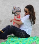 Kourtney Kardashian Takes Penelope To The Beach