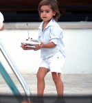 Kourtney Kardashian and Family Film Poolside in Miami