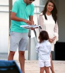 Kourtney Kardashian and Family Film Poolside in Miami