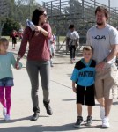 Mark Wahlberg And Rhea At Their Son's Soccer Game