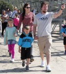 Mark Wahlberg And Rhea At Their Son's Soccer Game