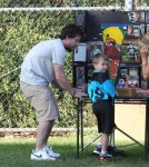Mark Wahlberg And Rhea At Their Son's Soccer Game