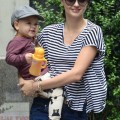 Model And Mom Miranda Kerr And Son Flynn Catch A Flight Out Of New York