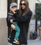 Miranda Kerr & Flynn Step Out In New York