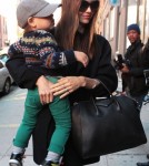 Miranda Kerr & Flynn Step Out In New York