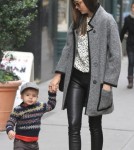 Miranda Kerr Takes Flynn Out In New York