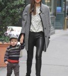 Miranda Kerr Takes Flynn Out In New York