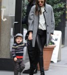 Miranda Kerr Takes Flynn Out In New York