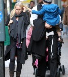 Naomi Watts & Her Son Samuel Visit Liev Schreiber On Set