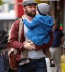 Naomi Watts & Her Son Samuel Visit Liev Schreiber On Set