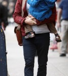 Naomi Watts & Her Son Samuel Visit Liev Schreiber On Set