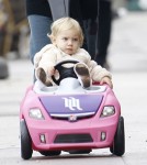 Exclusive... Pink & Carey Hart Take Willow For A Stroll