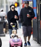 Exclusive... Pink & Carey Hart Take Willow For A Stroll