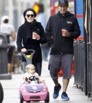 Exclusive... Pink & Carey Hart Take Willow For A Stroll