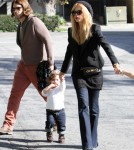 Rachel Zoe & Rodger Berman Take Son Skyler To Lunch