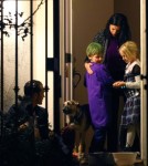 Semi-Exclusive... Rupert Sanders and Liberty Ross Celebrate Halloween with the Kids