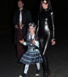 Semi-Exclusive... Rupert Sanders and Liberty Ross Celebrate Halloween with the Kids