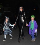 Semi-Exclusive... Rupert Sanders and Liberty Ross Celebrate Halloween with the Kids