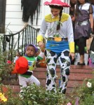 Sandra Takes Louis Trick Or Treating