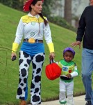 Sandra Takes Louis Trick Or Treating