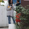Sandra Bullock Picks Up Son Louis From School
