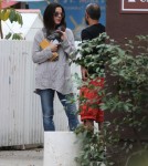 Sandra Bullock Picks Up Son Louis From School