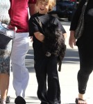 Exclusive... Sharon Stone And Son Roan Shopping In West Hollywood