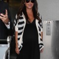 Pregnant Vanessa Minnillo Lachey Arrives At LAX