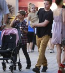Semi-Exclusive... Victoria Beckham Takes Her Kids To Universal City Walk