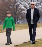 David Letterman and Son Harry Visit the Washington Monument