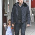 Ben Affleck Takes Seraphina To Breakfast