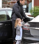 Ben Affleck Takes Seraphina To Breakfast