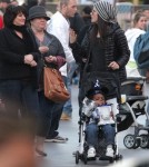 Semi-Exclusive... Sandra Bullock Takes Louis To Disneyland