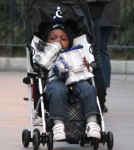 Semi-Exclusive... Sandra Bullock Takes Louis To Disneyland