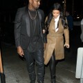 Kim & Kanye Dine Out At Spago Restaurant