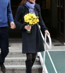 Pregnant Kate Middleton Leaves The Hospital With William