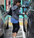 Semi-Exclusive... Pregnant Jenna Dewan Leaving The Gym In West Hollywood