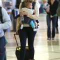 Katherine Heigl And Daughter Adalaide Departing On A Flight At LAX