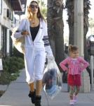 Semi-Exclusive... Alessandra Ambrosio Drops Her Daughter Off At School