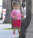 Semi-Exclusive... Alessandra Ambrosio Drops Her Daughter Off At School