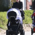 Exclusive... Anna Paquin Takes Her Kids For A Walk