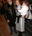 Celine Dion & Family Leaving Their Hotel In Paris