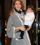 Celine Dion & Family Leaving Their Hotel In Paris